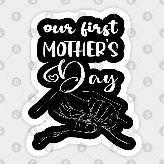 Our First Mother's Day First Time Mom Sticker by BEZZAIM